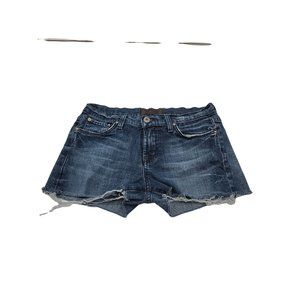 Lucky Brand Classic Rider Womens Cut off Jean shorts size 4/27